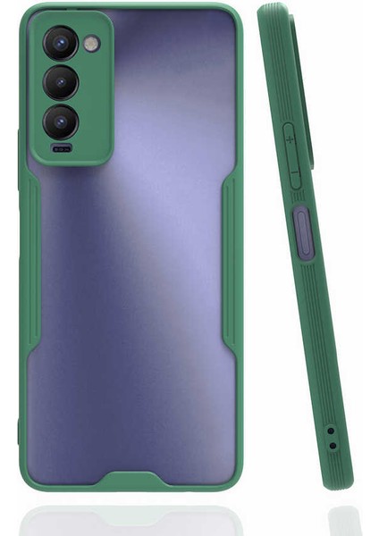 Tecno Camon 18 Kılıf Ultra Ince Kamera Korumalı Renkli Kapak