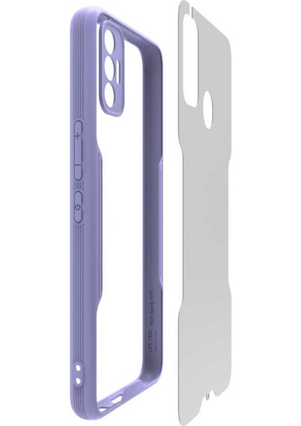 Tecno Spark 7t Kılıf Ultra Ince Kamera Korumalı Renkli Kapak