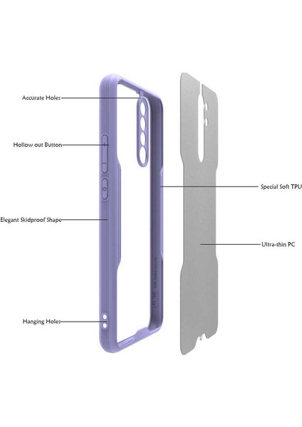 Xiaomi Redmi Note 8 Pro Kılıf Ultra Ince Kamera Korumalı Renkli Kapak