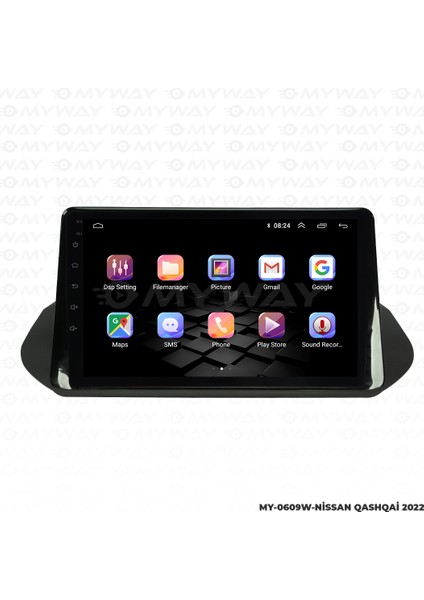 Nissan Qashqai Android Carplay Multimedya Navigasyon Ekran Teyp 8GB+128GB modelleri