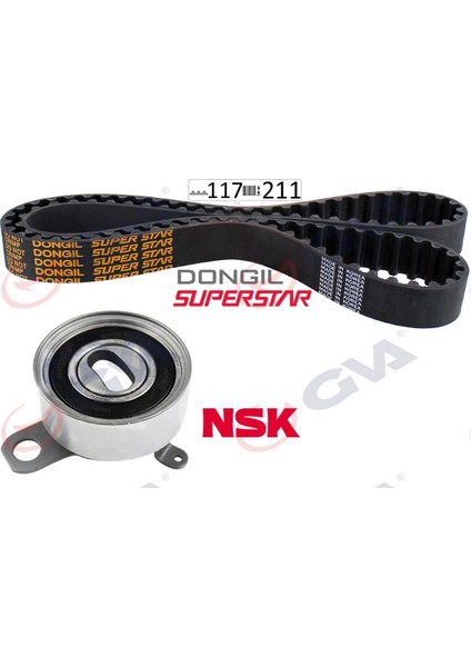 Eksantrik Gergi Kiti 117X211 Corolla 1 6 16V 92 - 00 - Avensis 97 - 00 - Carina 92 - 97 1 6 - 16V K015403XS