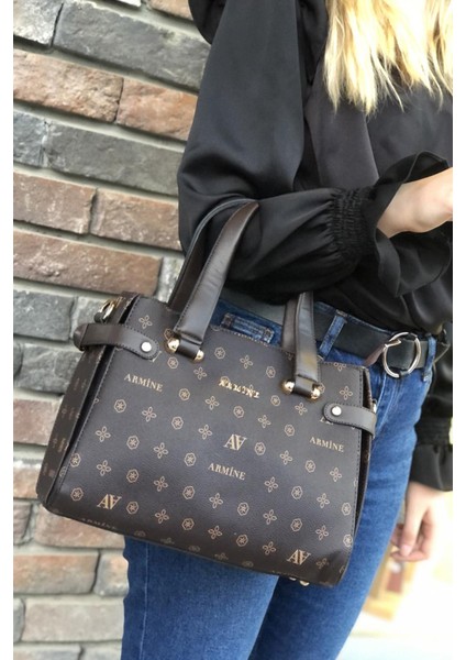 172 Baskılı Kadın El & Omuz Çantası