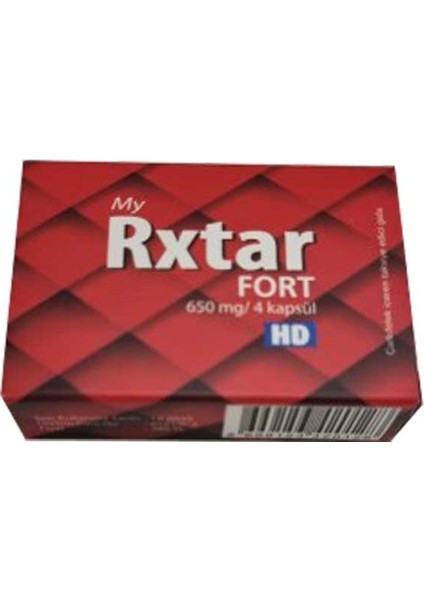 River World Myrxtar Fort 4 Adet 650 Mg Bitkisel Kapsül lendirilmiş Formül