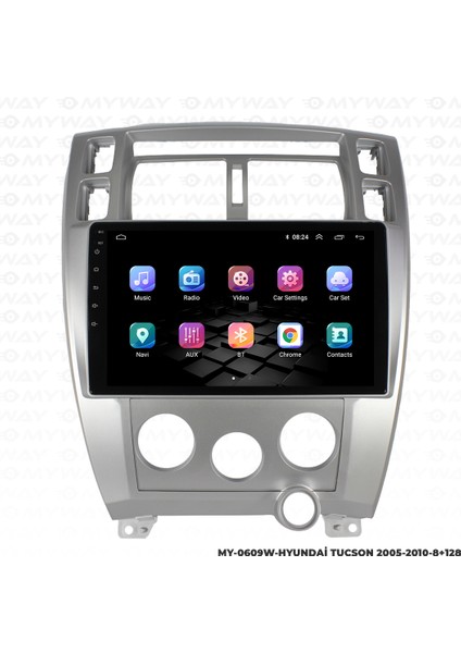 Hyundai Tucson Android Carplay Multimedya Navigasyon Ekran Teyp 8GB+128GB