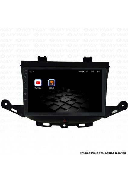 Opel Astra K Android Carplay Multimedya Navigasyon Ekran Teyp 8GB+128GB
