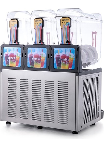 Triple Allure Üçlü 12+12+12 Lt Slush Buzlaş Karlamaç Makinesi SLUSH-36-IA