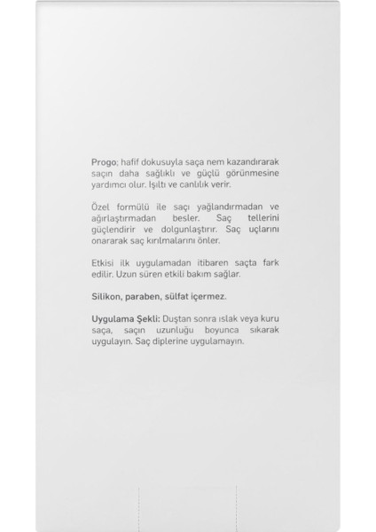 Progo Hacim Kazandıran Saç Toniği