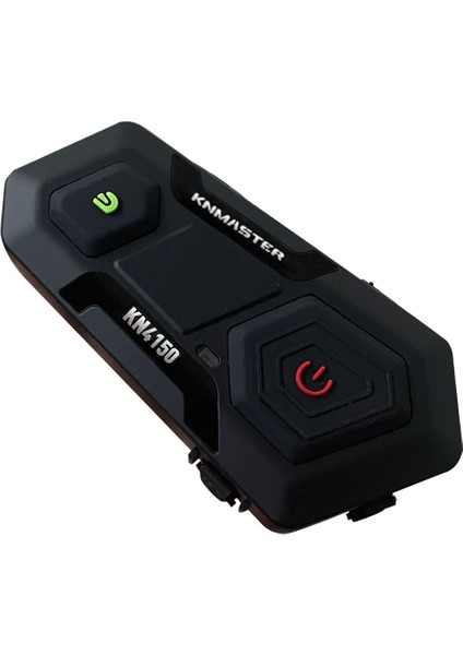 KN4150 Motosiklet Kask İnterkom Bluetooth Intercom Kulaklık Seti Siyah