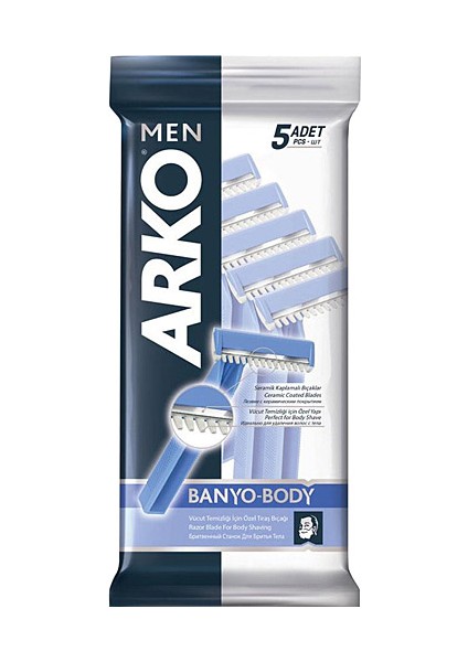 Men Tıraş Bıçağı Banyo 5 Li X 6 Adet