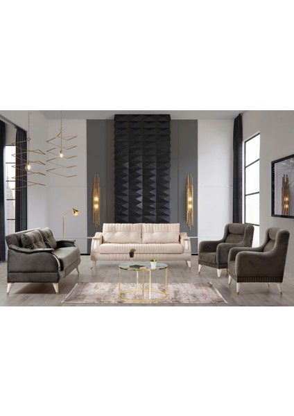 Yataklı, Sandıklı Belletto Leon Koltuk Takımı