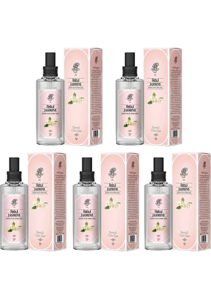 Jasmine Sprey Kolonya 100 Ml 5'Li Set