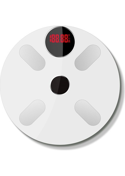 Bluetooth Özellikli Dijital Tartı - Beyaz (Yurt Dışından)