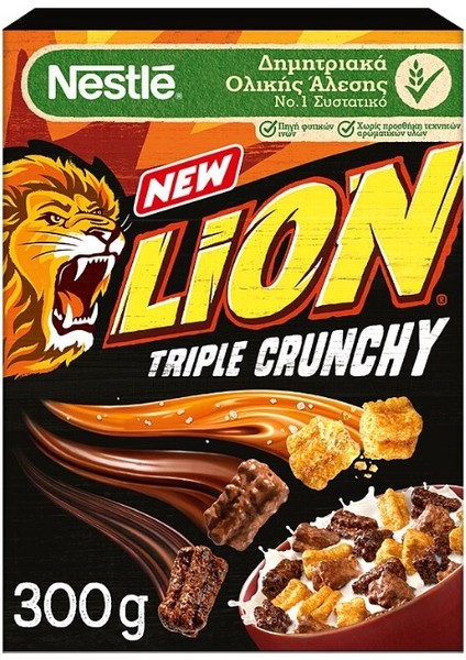 Lion Cereals Triple Crunchy Salted Caramel & Chocolate 300 gr