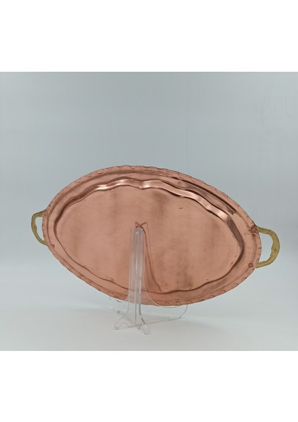 Bakır Tepsi , Oval , Erzincan Işlemeli 4 Kişilik modelleri