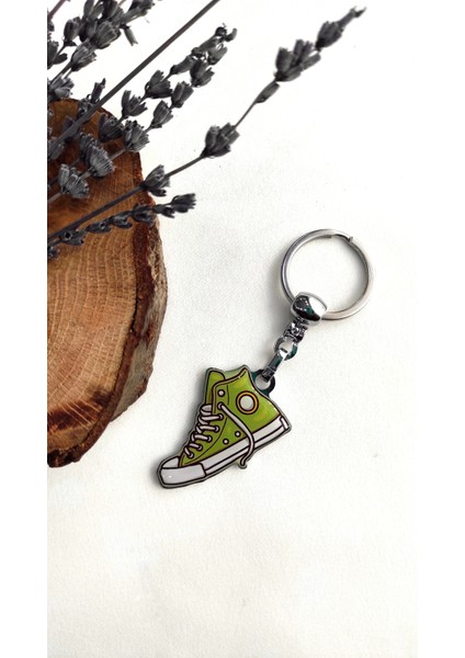 Retro Ayakkabı Tasarımlı Yeşil Anahtarlık fiyatları