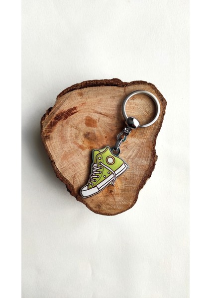 Retro Ayakkabı Tasarımlı Yeşil Anahtarlık modelleri