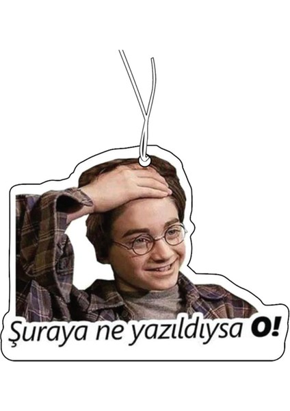 Harry Potter Komik Tasarımlı Dekoratif Oto Araç Kokusu ve Aksesuarı