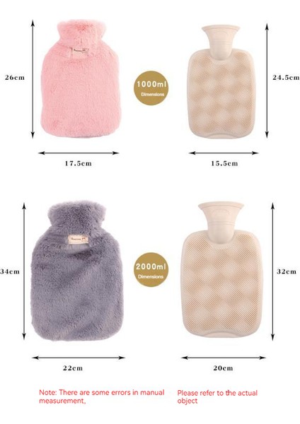 Kalınlaşmış Peluş Kumaş Örtü Sıcak Su El Isıtıcısı Çantası(Yurt Dışından) fiyatları