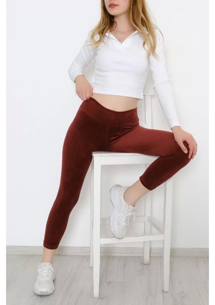 Kadife Tayt Bordo - 10318.1582. indirimleri