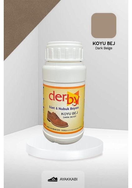 Süet & Nubuk Deri Boyası 250 ml - Kartela Renkleri