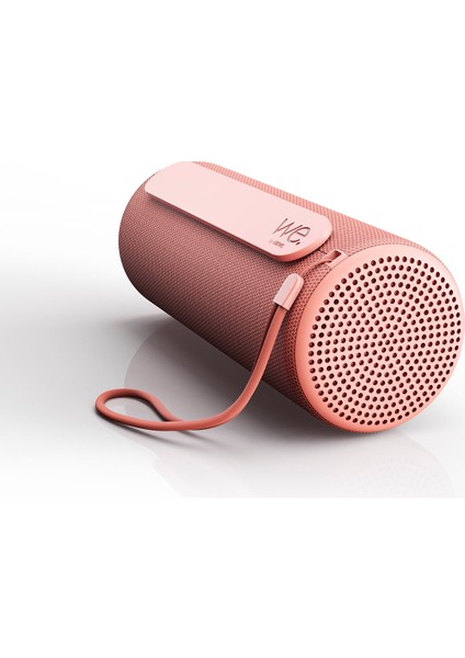 We. Hear 1 Coral Red Suya Toza Dayanıklı Bluetooth Hoparlör