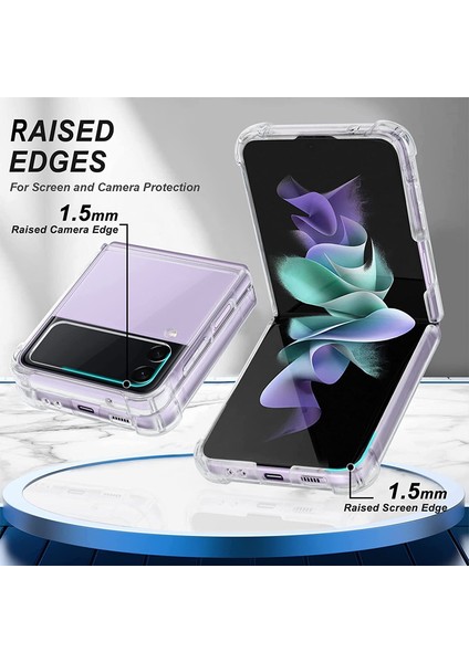 Casestreet Samsung Galaxy Z Flip 4 Kılıf Antishock Korumalı Silikon Renksiz fiyatları