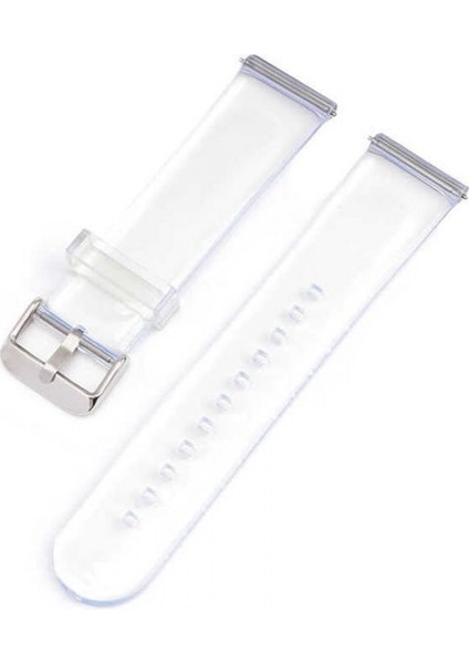 Casestreet Samsung Galaxy Watch 5 44MM Kordon Metal Tokalı Şeffaf Silikon Krd 13 Şeffaf fiyatları