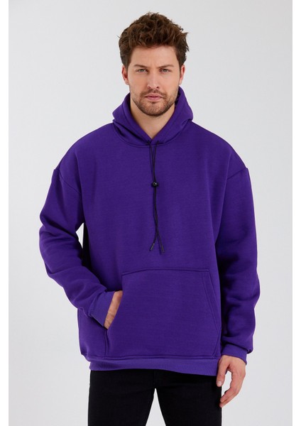 3 Iplik Oversize Kapşonlu Sweatshirt modelleri
