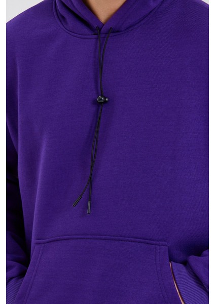 3 Iplik Oversize Kapşonlu Sweatshirt fırsatları