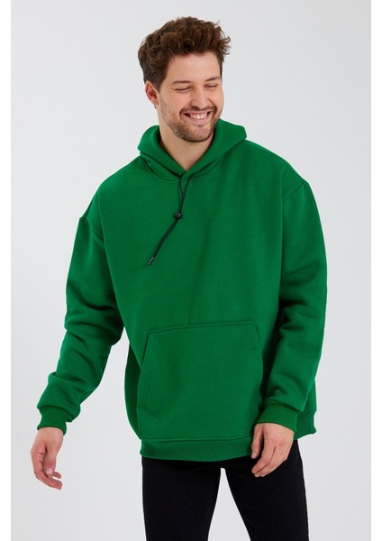 3 Iplik Oversize Kapşonlu Sweatshirt modelleri