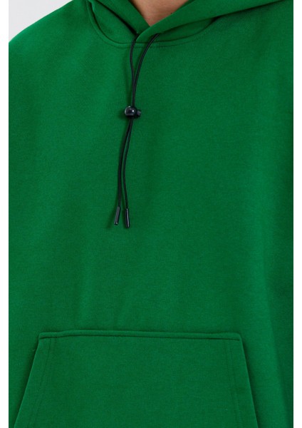 3 Iplik Oversize Kapşonlu Sweatshirt fırsatları
