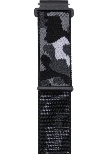 Samsung Galaxy Watch 5 44MM Kordon Cırtcırt Asker Desenli Kumaş Ayarlanabilir Pembe Koyu fiyatları