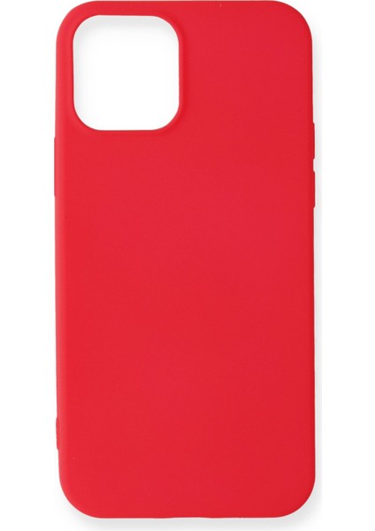 Apple iPhone 12 Mini Kılıf Premium Rubber Silikon - Pembe