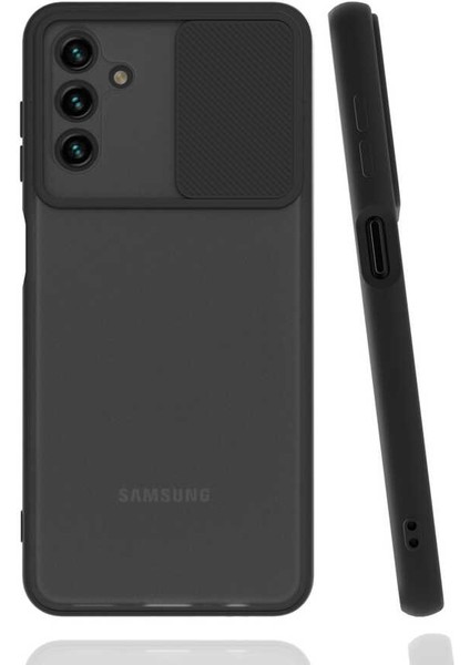 Samsung Galaxy A04S Kılıf Kamera Lens Korumalı Sürgülü Slayt Kılıf