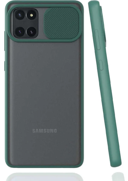 Kip GSM Samsung Galaxy A81 (Note 10 Lite) Kılıf Kamera Lens Korumalı Sürgülü Slayt Kılıf