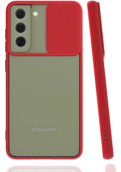 Samsung Galaxy S22 Kılıf Kamera Lens Korumalı Sürgülü Slayt Kılıf