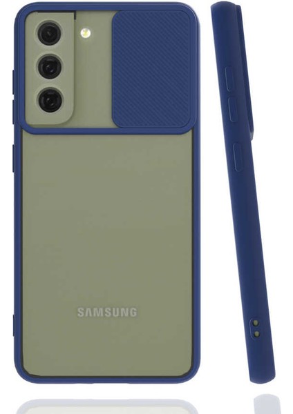 Samsung Galaxy S22 Kılıf Kamera Lens Korumalı Sürgülü Slayt Kılıf