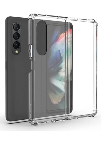 Samsung Galaxy Z Fold 3 Kılıf Antishock Korumalı Silikon Renksiz fiyatları