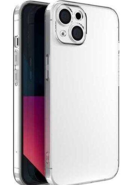 Apple iPhone 14 Kapak Kamera Korumalı Süper Silikon Şeffaf Kılıf fiyatları