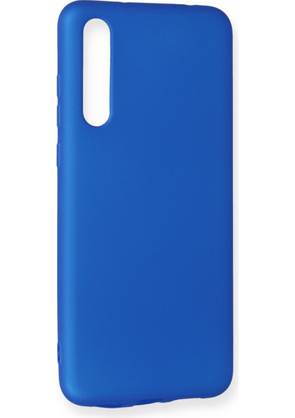 Huawei P20 Pro Kılıf Premium Rubber Silikon - Mavi