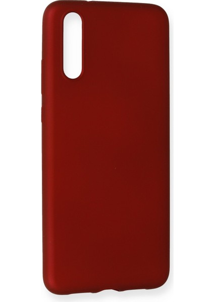 Huawei P20 Kılıf Premium Rubber Silikon - Bordo