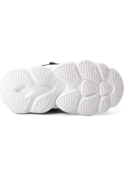 1342-P Siyah-Fosfor Sarı Kız Çocuk Sneaker Bot
