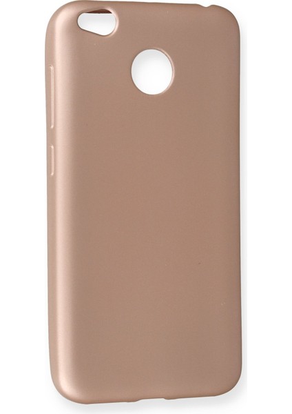 Xiaomi Redmi 4x Kılıf Premium Rubber Silikon - Rose Gold