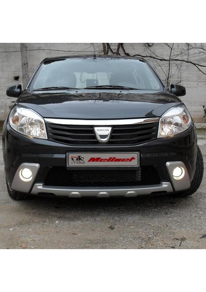 (Boyasız) Dacia Sandero 3 Parça Sisli Ön Tampon Geçme 2007-2011 Arasına Uyumludur