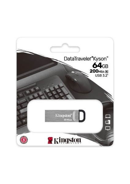 64GB Dt Kyson USB 3.2 Gen1 DTKN/64GB modelleri