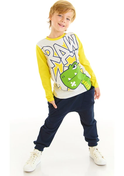 Rawr Dino Erkek Çocuk T-Shirt Pantolon Takım