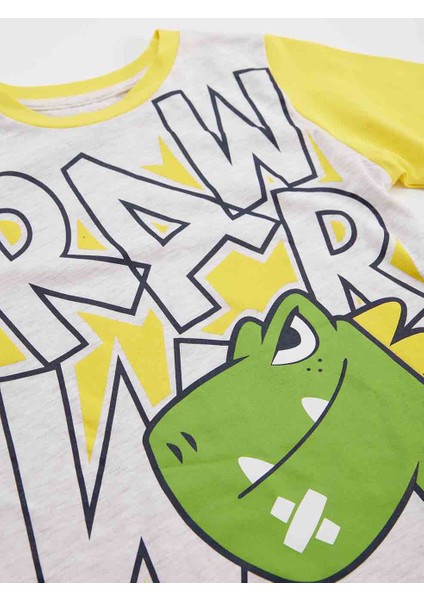 Rawr Dino Erkek Çocuk T-Shirt Pantolon Takım