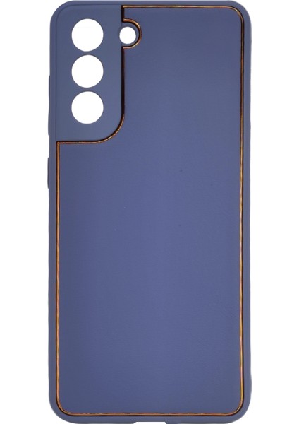 Samsung Galaxy S21 Fe Uyumlu Coco Leather Seri Arka Koruma