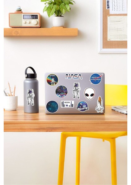 Nasa Temalı Laptop Notebook Tablet Sticker Set 3