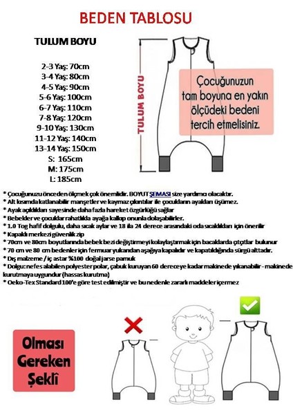 Dino Kolsuz Uyku Tulum 1.0 Tog